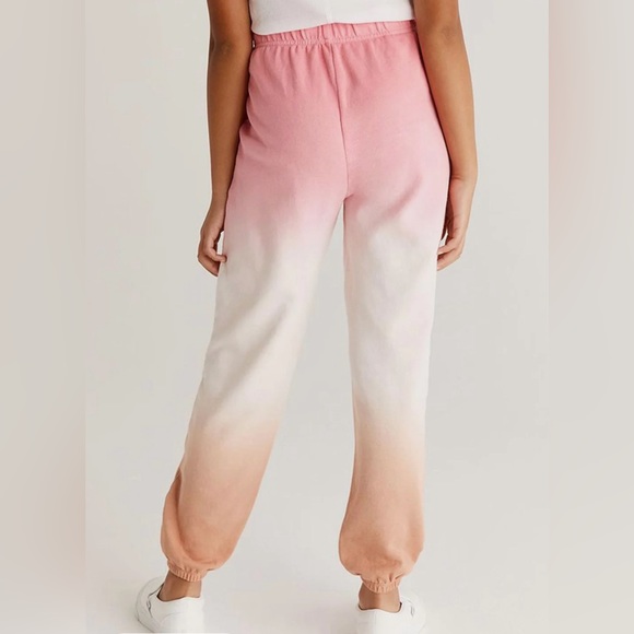 NWT Z SUPPLY FRENCH TERRY OMBRE OAKLAND SUNSET JOGGERS IN FLAMINGO S - Picture 2 of 4